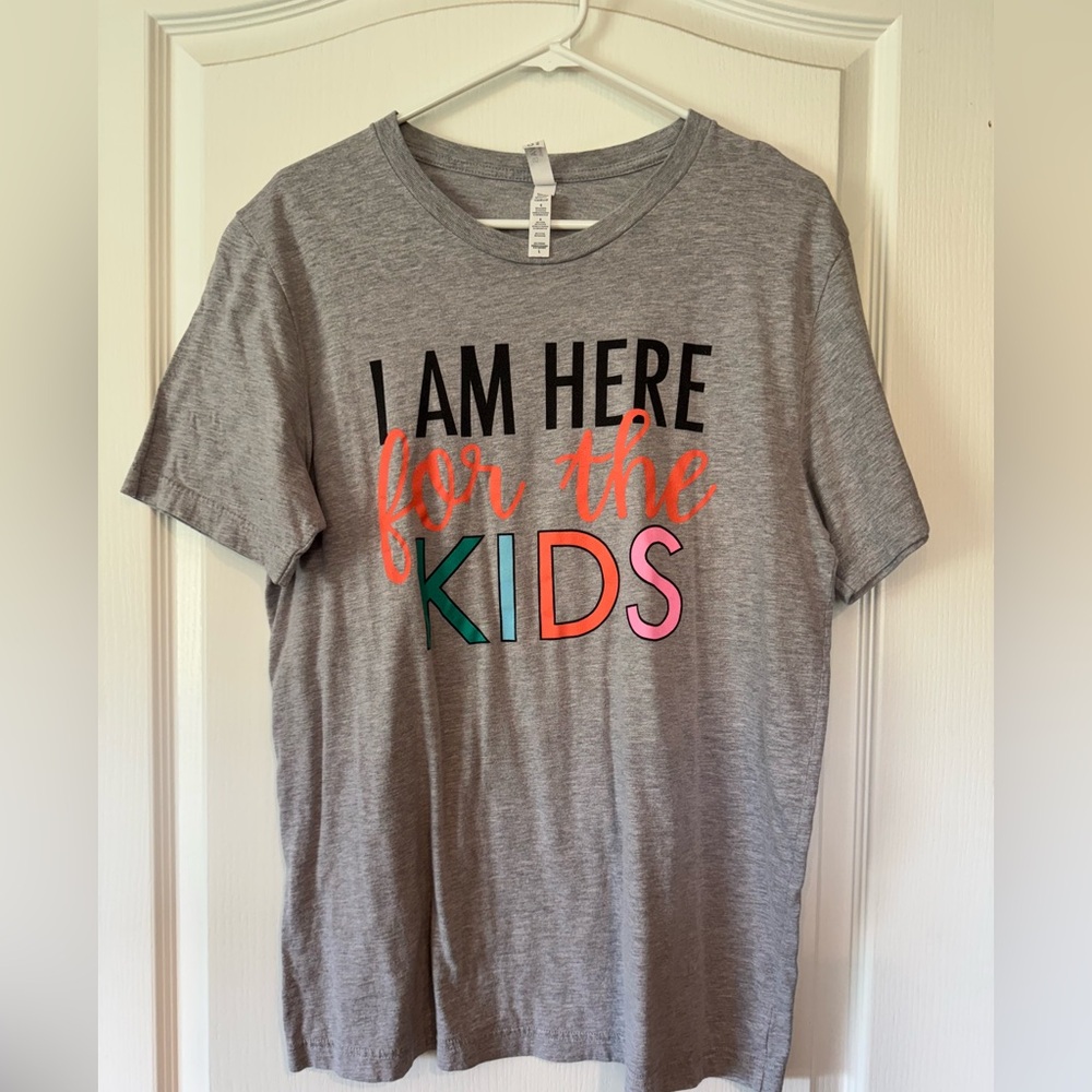 Gray Kids Graphic T-Shirt